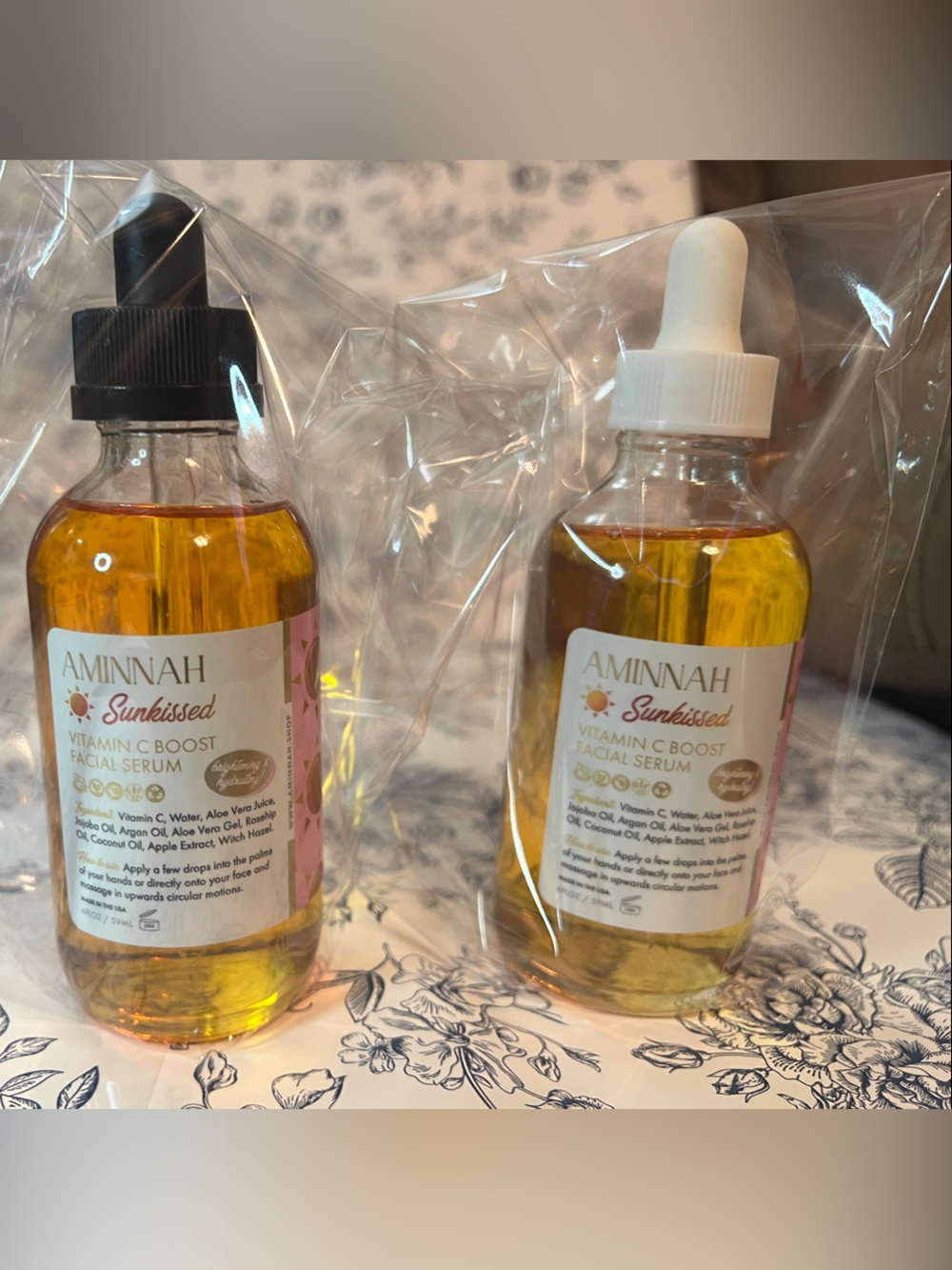 Aminnah Sun-Kissed Vitamin C Facial Serum - (2 Bottles)